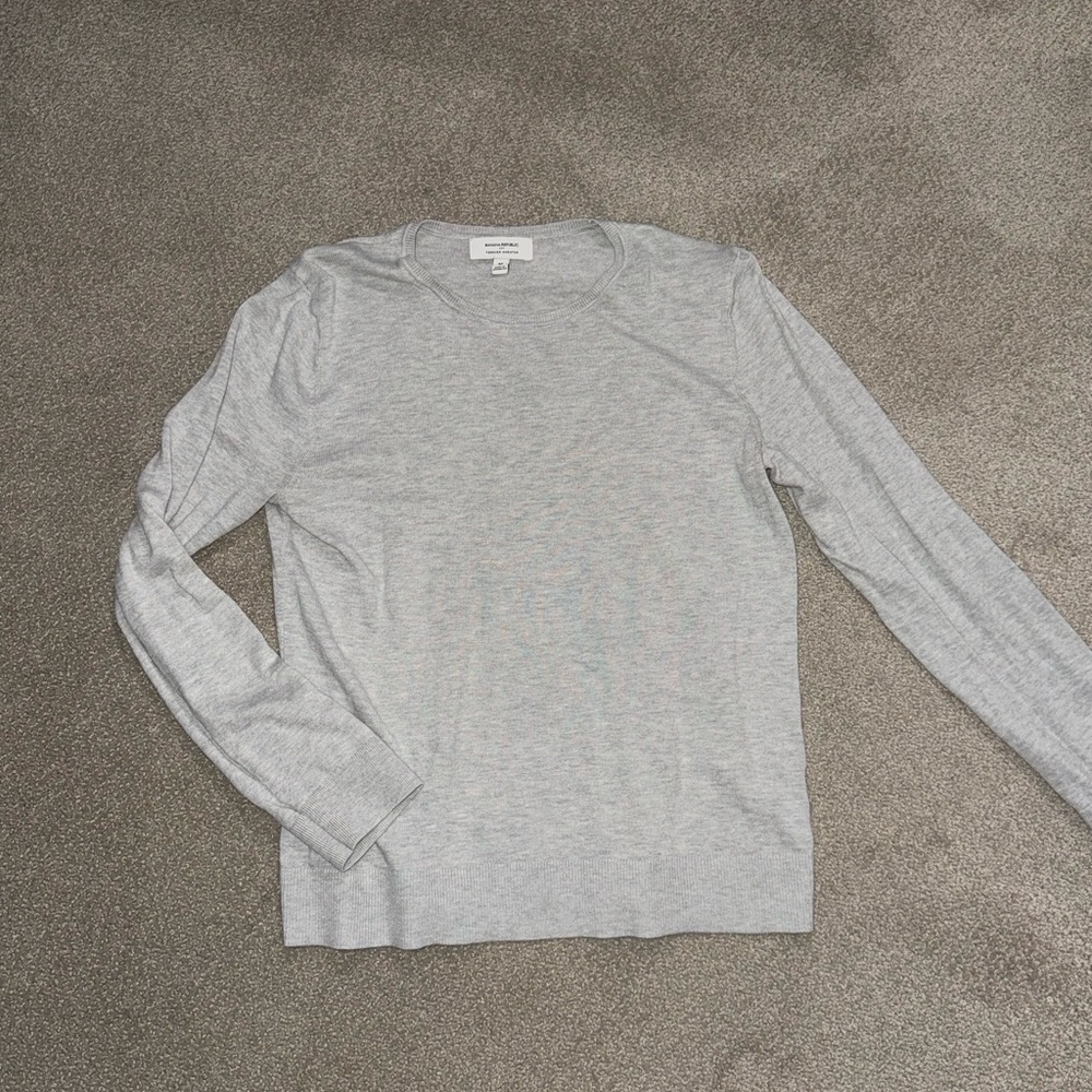 Banana Republic Light Gray Sweater